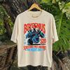 Maglietta Vintage Boygenius Monster Truck, T-shirt Grafica Retrò Tour Boygenius, T-shirt Gomme che Sfrecciano e Fuoco, Regalo Streetwear Pesante