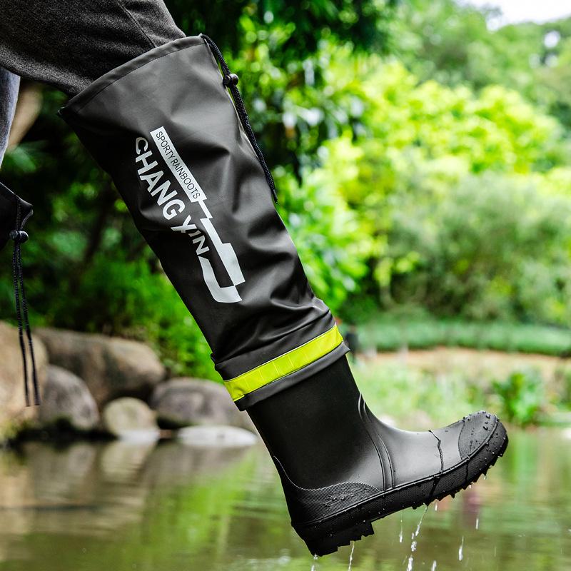 Xiao Mings Herren Überknie Wasserdichte High-Top Angel- und Wathose