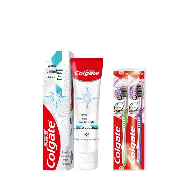 

Colgate Jasmine White Tea Whitening Toothpaste & Toothbrush Set