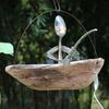 Carillon éolien structure en fer taille compacte joli cadeau cloche suspendue décoration de jardin accessoires ménagers décorations de jardin pendentif mural