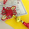 Chinese Knot Red Pendant with Tassel - Decorative Lantern Hanging Ornament for Living Room