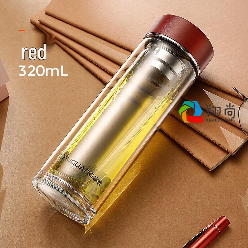 Fuguan Zhengtai Double-Layer Heat-Resistant Glass Tea Mug