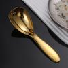 304 Stainless Steel Serving Spoon Gold/silver Soup Spoon Multi-purpose Rice Spoon  Cooking