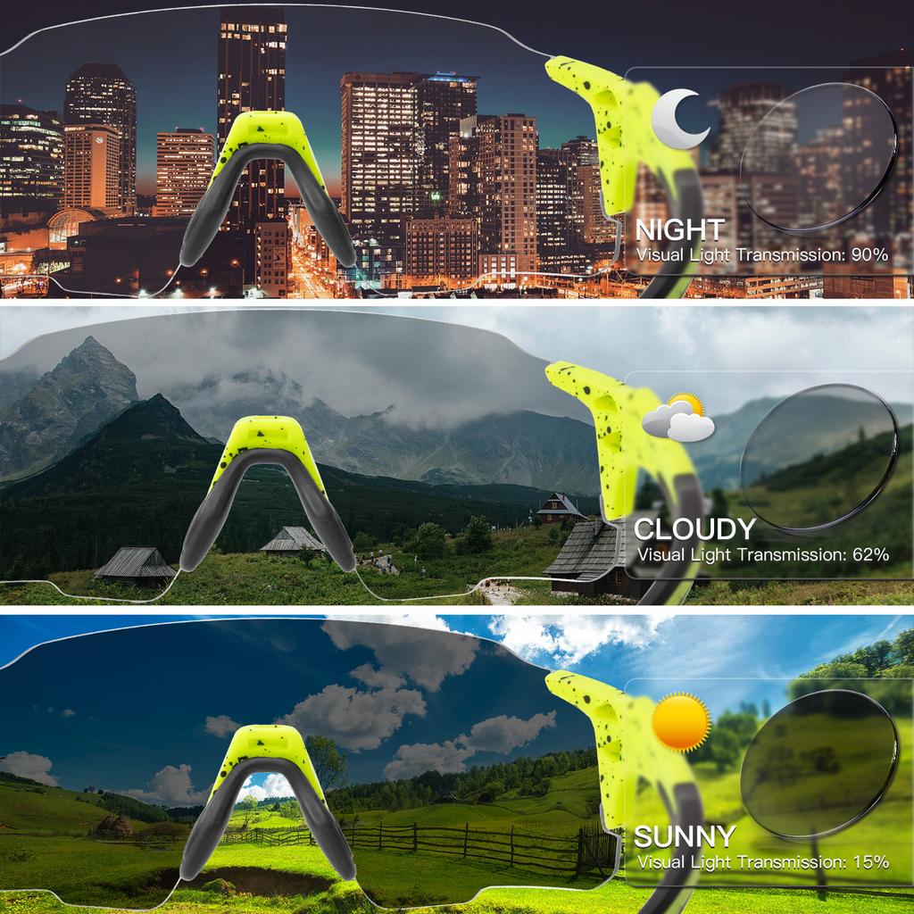 Cycling Glasses Pochromic Bicycle Glasses Men Women Bike UV400 Eyewear Outdoor Sports MTB Sunglasses  Ciclismo