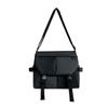Nylon Crossbody Shoulder Bag Multi-pocket Large Capacity Bag Waterproof Messenger Bag  Cycling Use
