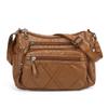 Fashion mother bag new women's bag multi-layer large-capacity soft leather shoulder messenger bag simple retro backpack women