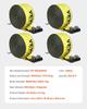 Winch Straps, 4" X 30', 6000 Lbs Load Capacity, 18000 Lbs Break Strength, Truck Straps with Flat Hook, Flatbed Tie Downs Cargo Control for Trailers,