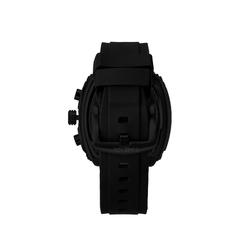 TIME100 Luxury Watch with Sporty Style Men's Calendar, Luminous, Waterproof, (Black)