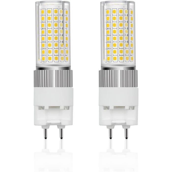 Ampoule LED G12 16W (2 Pcs) Corn Light 1600 Lm Blanc Chaud 3000K 360° Non Dimmable