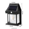 Outdoor Solar Motion Sensor Wall Light