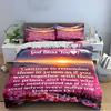 Christian Bedding Set with Hebrews 13:3 Quote Bedding Set (1 Duvet Cover, 2 Pillowcases, Duvet Not Included)