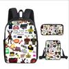 Classic 99 days in the forest 3D Printed 3pcs/Set pupil School Bags Laptop Daypack Backpack Inclined shoulder bag Pencil Case