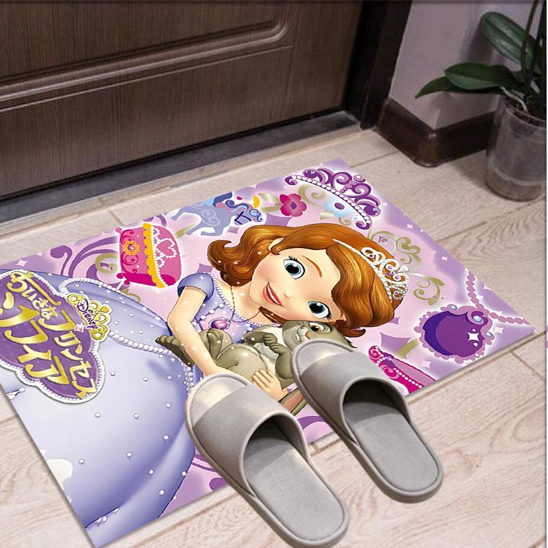 Sofia the First Pattern Rug, Indoor/Outdoor Mat, for Picnic, Gameroom, Bedroom, Office, Living Room, Home Decor Carpet, Birthday Gift