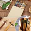 Yoshiki Wooden Chopsticks Dishwasher Safe Boxed Set 5 Colors Chopstick Pairs Guest Use Non-Slip Adults Children Bento Stylish Japanese Style SDGs Eco