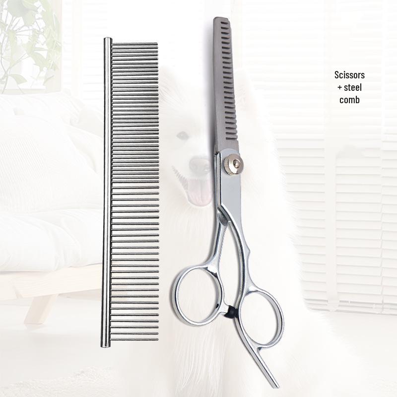 Pet Grooming Scissors Set: Professional Thinning & Cutting Tools for Dogs