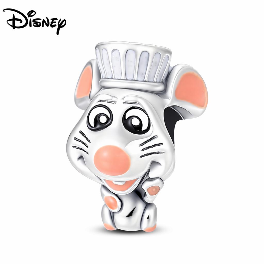 Disney 925 Silver Red Spider Ratatouille Charms Bead Earrings Bracelet Fit Original Bracelets DIY Birthday Jewelry Gift
