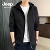 JEEP SPIRIT Men's Hooded Business Casual Jacket 1208
