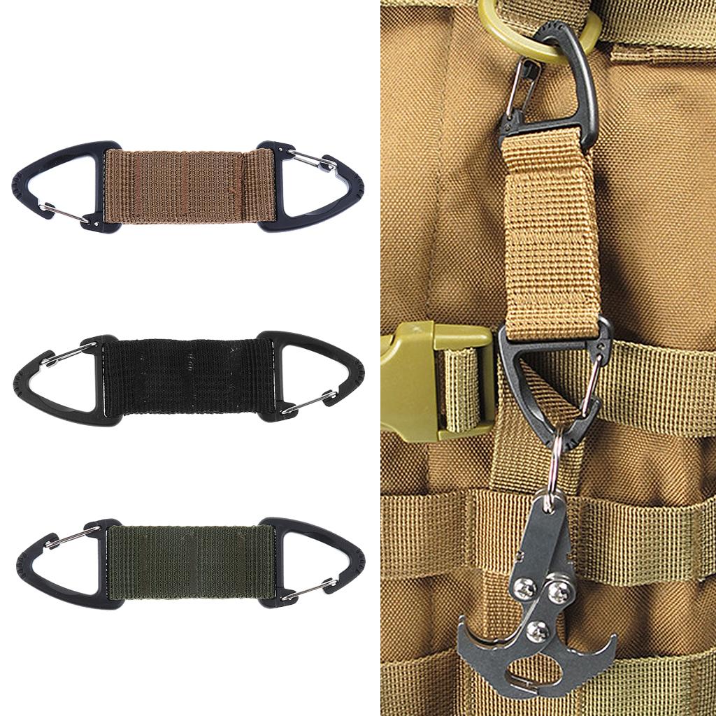 Outdoor Nylon Webbing Double Ended Triangular Hanging Buckle