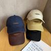 American Retro Letter Baseball Cap With Sunshade For Casual Outings
