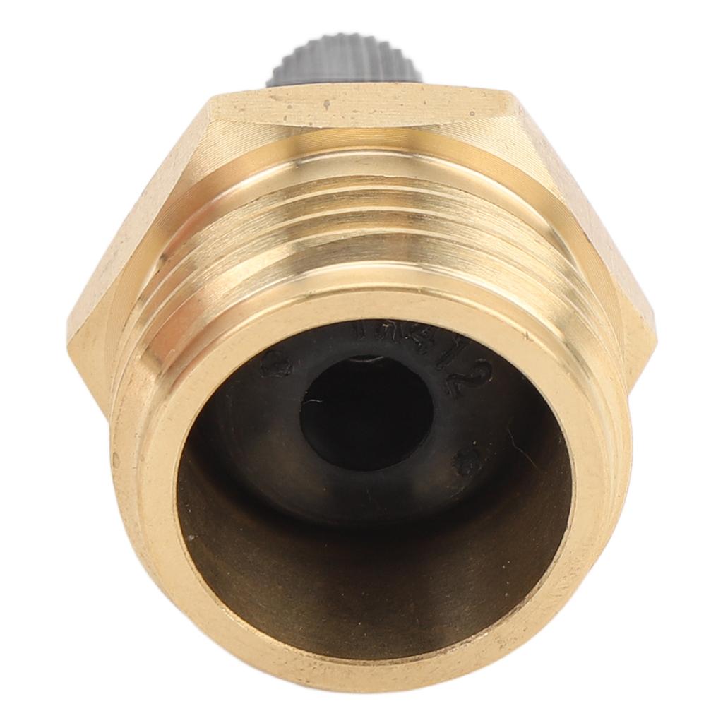 RV Blow Out Plug Brass Winterize Blow Out Adapter Fitting for Motorhome Travel Trailer Water Hose