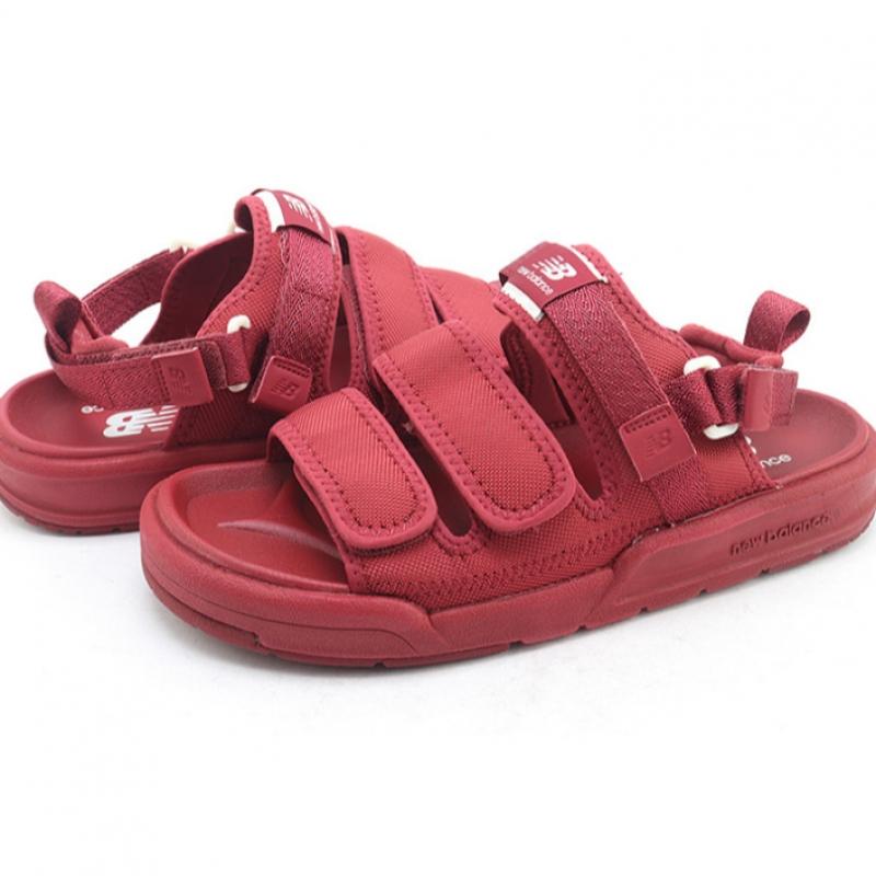 New Balance Crv Sandals Burgundy
