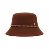 Chapéu Helen Kaminski HAT51845 DC Celeste Marrom Profundo Cloche Chapéu Balde