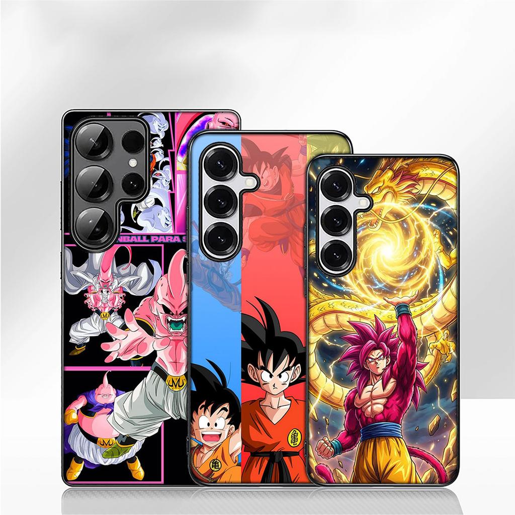 Cover for Samsung Galaxy S25 S23 S22 S24 FE Ultra Plus A56 A05 A06 A15 A16 A57 S7 Edge Case Super Dragon Gokus Ball Majin Buu