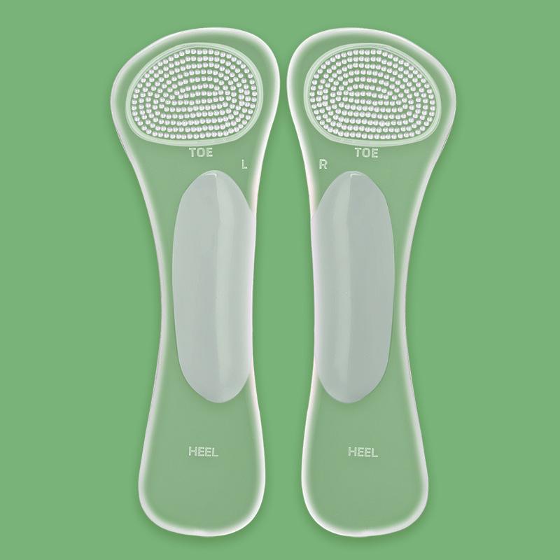 

Double Arch Seven-point Pad, High-heeled Insole, Women s Single Shoes Elastic Soft Arch Shock-absorbing Massage Pad, Support Transparent Sole Pad прозорий