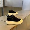 Lace-up platform popular trendy shoes velvet cotton shoes autumn and winter new retro cds