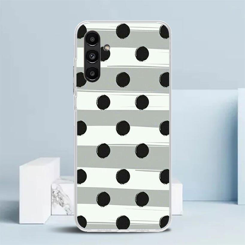 Polka Dots Art Phone Case For Samsung Galaxy A17 A37 A57 A16 A15 A14 A13 A56 A55 A54 A53 A36 A35 A34 A33 A26 A25 A24 A23 Galaxy