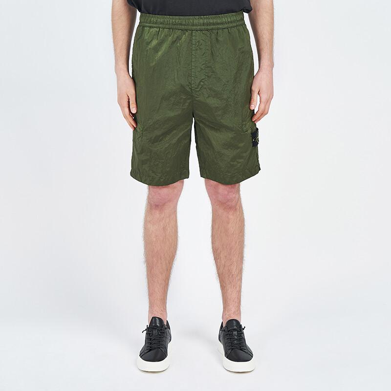 STONE ISLAND SS22 Casual Shorts Men's Green 7615l1721-v0058