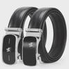 Men's Leather Belt with Automatic Alloy Buckle – Internet Celebrity Style for Business and Casual Wear