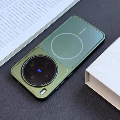 AG Matt Hard Armor Magnetische Handyhülle Für VIVO X300 Pro Stoßfeste Glänzende Haut Für Magsafe Kabellose Ladeabdeckung