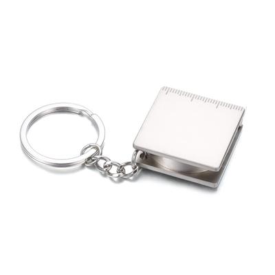DIY Keychain  Stainless Steel Tape Measures Gauging Tool Measuring Tools Retractable Ruler