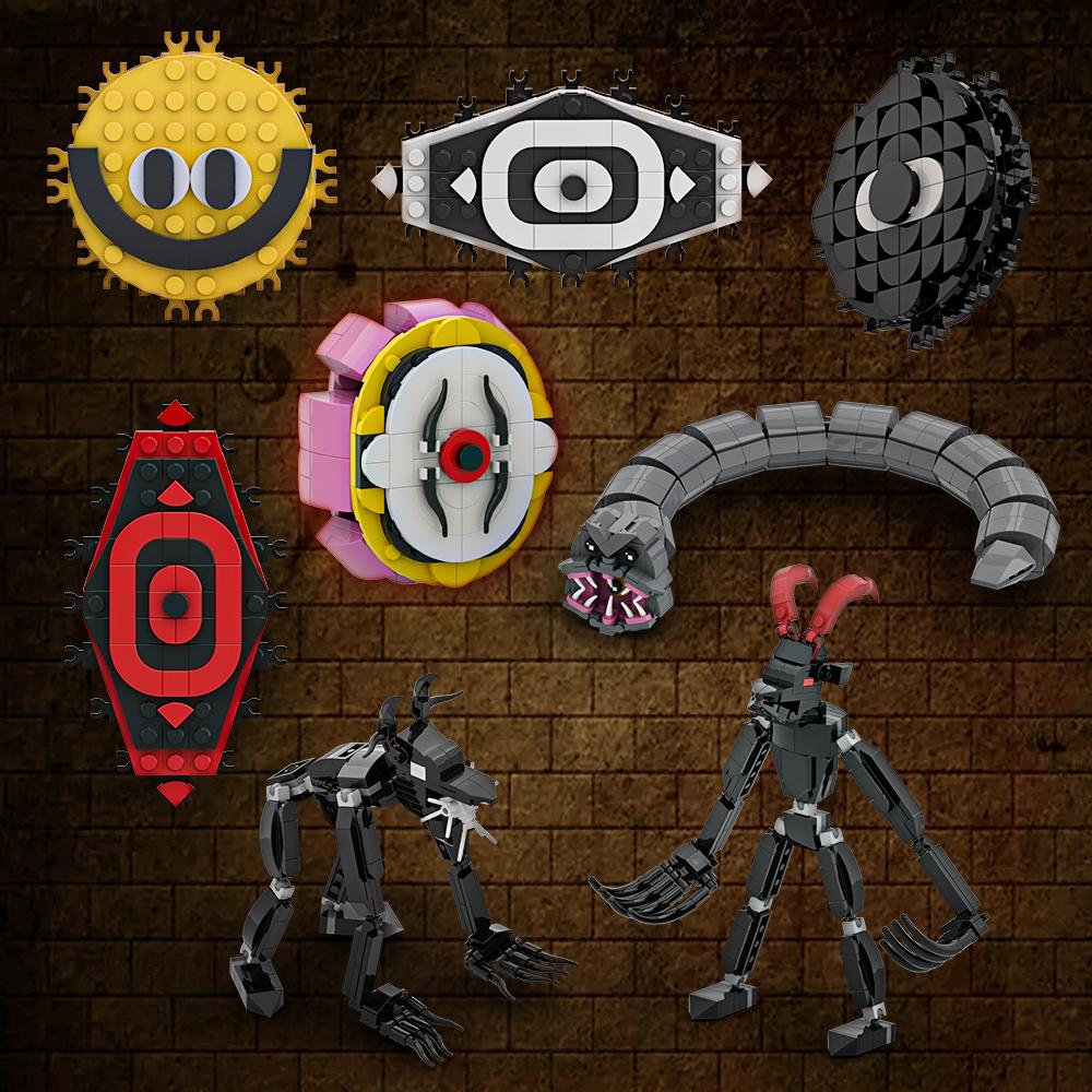 MOC Hot Game Robloxes Grace Figure Model Building Blocks Entities Dozer Slight Gallery Elkman Monster Doll Bricks Toy Gift