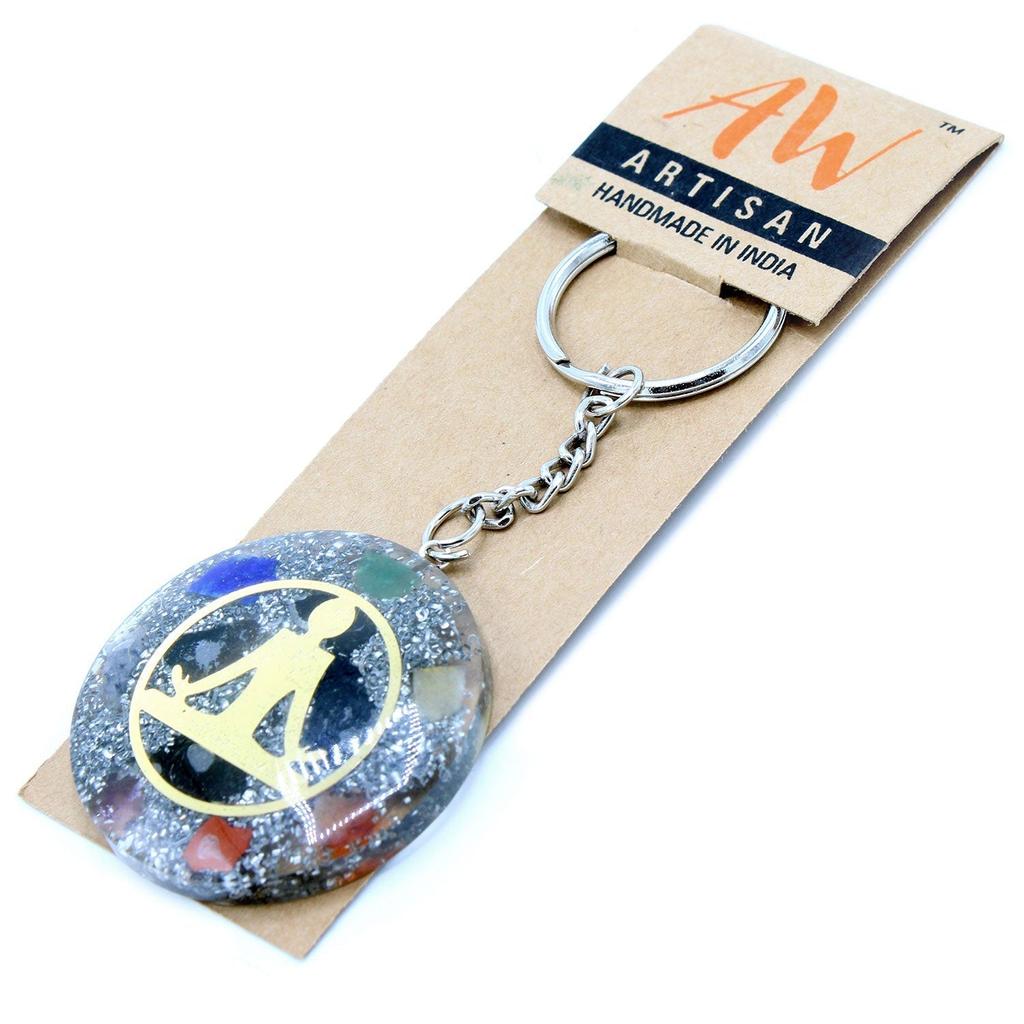Orgonite Keychain Buddha 7 Chakra