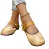 Retro Bagou Lazy Single Shoes, New Flat Large-sized One-foot Rest Bean Shoes