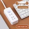 USB Socket Panel with Multi-Outlet Power Strip and Sub-Control