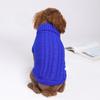 Autumn Winter Solid Color Small Dog Sweater - Teddy Puppy Pet Clothes