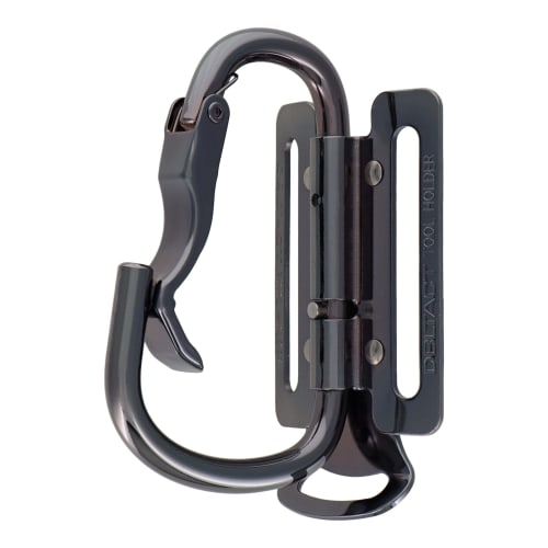 Sankyo Corporation DBLTACT Movable Tool Hook, Curved Gate with Claws, Gunmetal, DT-TBM-811G