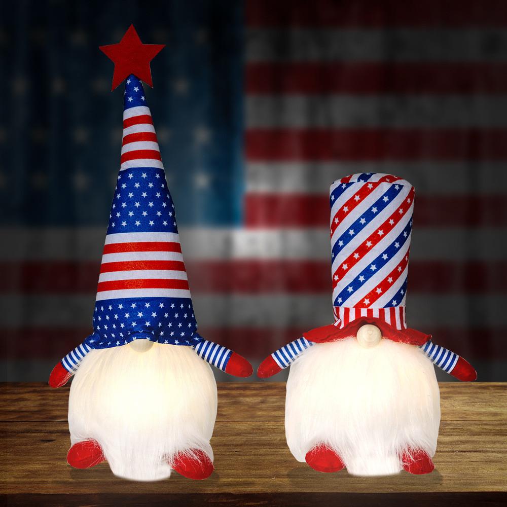 Usa Mesmerizing 2021 Independence Day Bright Faceless Doll Holiday Keepsake Children For