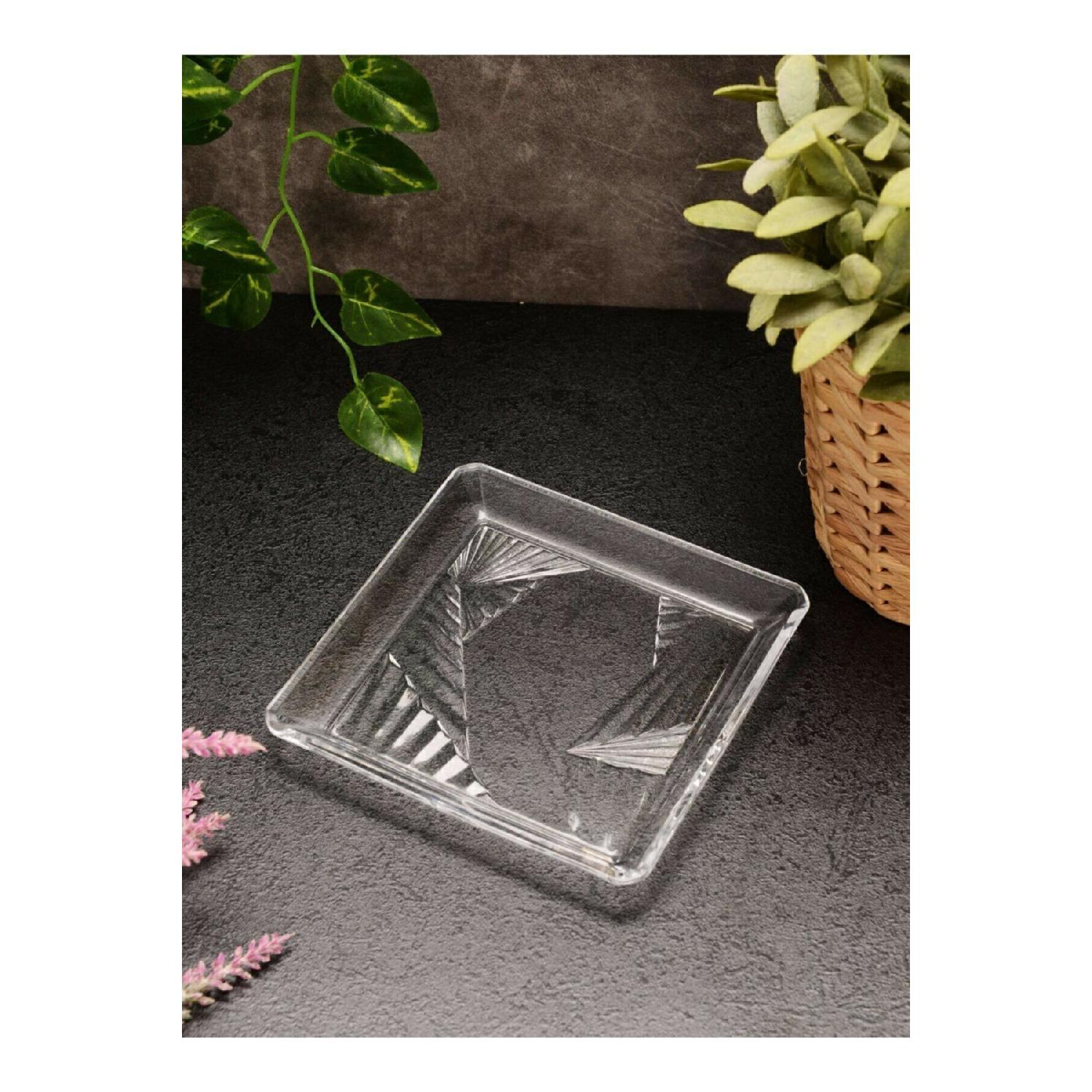 

68317 Madlen 2 Square Serving Plates серый