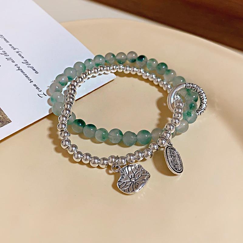 2024 Hot-Selling Women's Luxury Natural Stone Beaded Bracelet - Ethnic Chinese Style