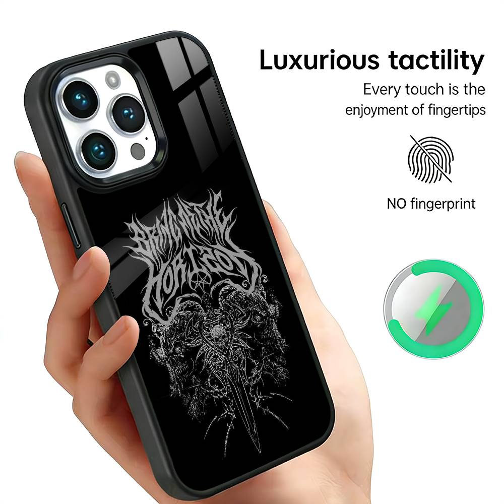 Bring Me The H-Horizons Phone Case For IPhone17 16 15 14 13 12 11 Plus Pro Max Plus Wireless Charger Cover Funda