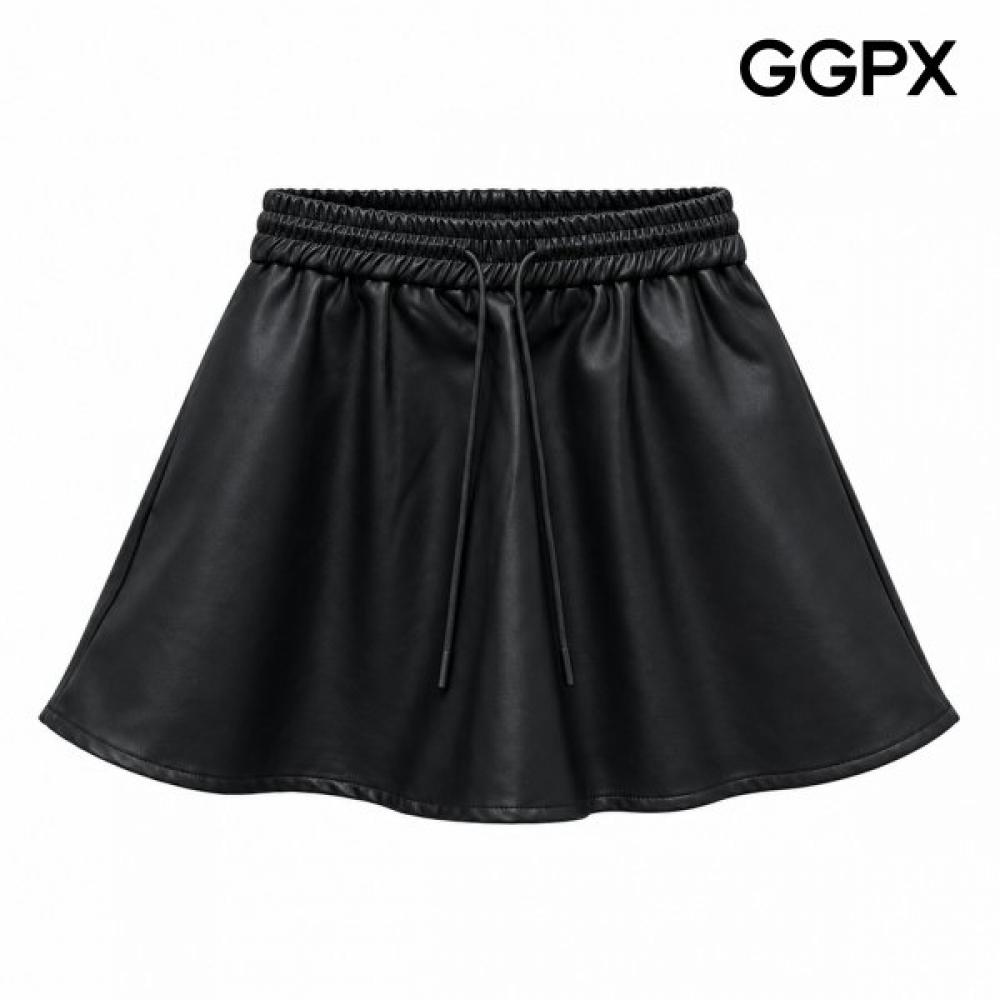 Ggpx New York Fake Leather Culotte Mini Skirt Gq9sk010f