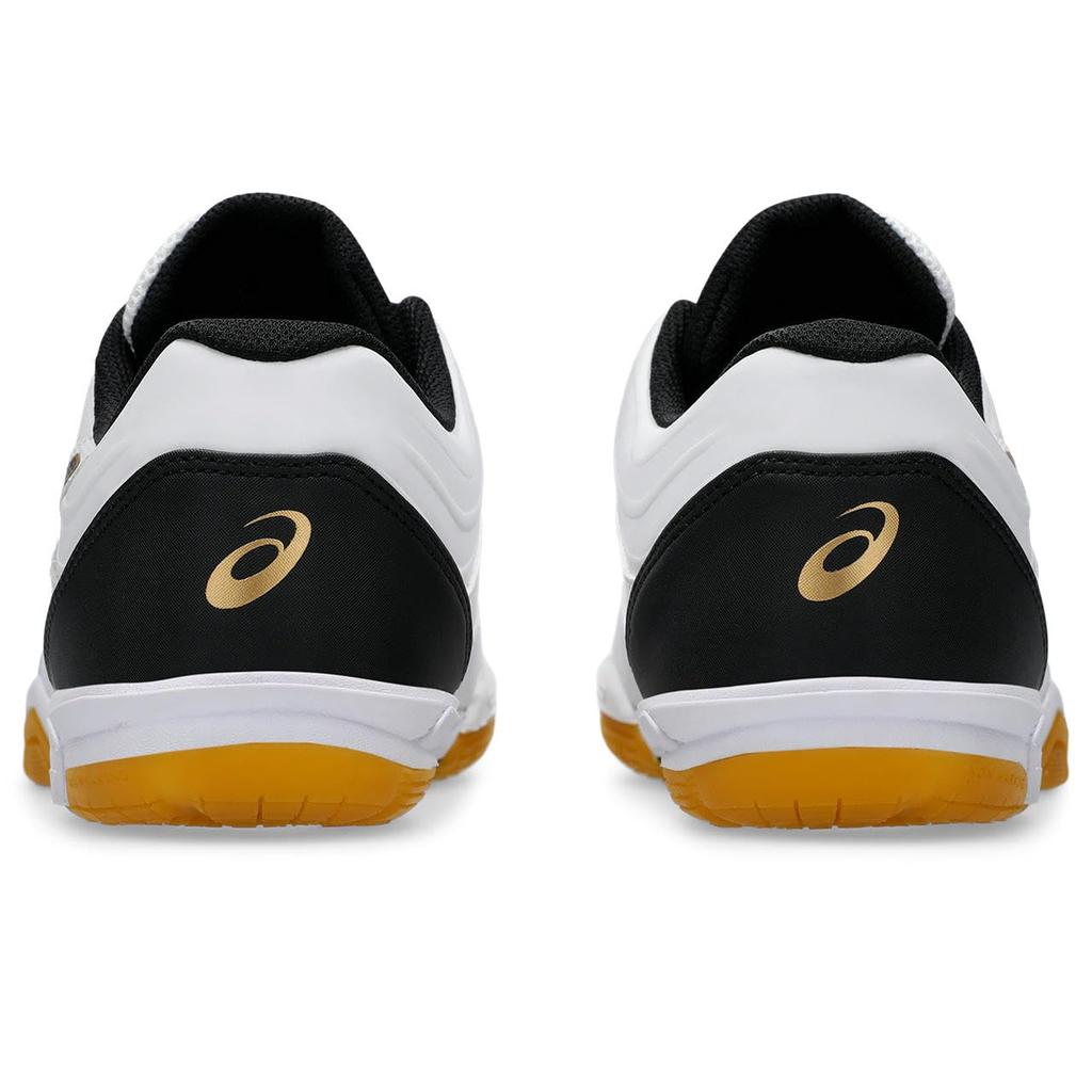 Asics ATTACK EXCOUNTER 2 Tischtennis-Schuhe 1073A002 Unisex Größe 104 cm 2E (Weiß schwarz) 23.5