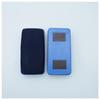 Magnetic Blue Shell Whiteboard Eraser with Dark Cloth - Ideal for Office and Teaching Use