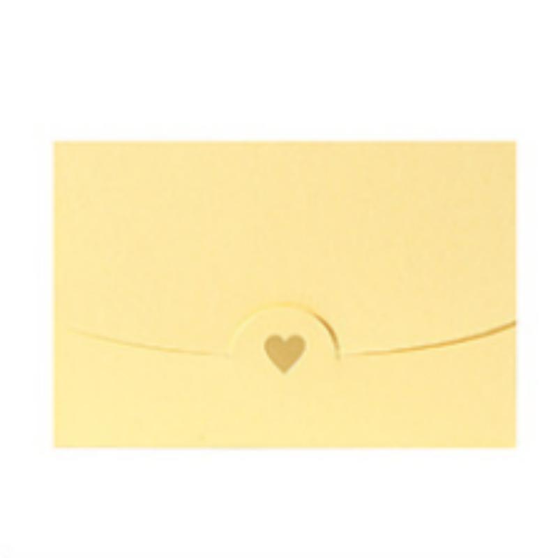20pcs Mini Envelopes Small Greeting Card Name Card Envelope Hot Stamping Love Pearlescent Paper