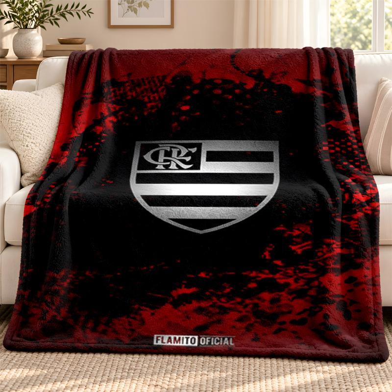 CR Flamengo blanket Flannel Blanket Soft Cozy Plush Throw for Sofa Bed Lightweight Home Decoration Outdoor camping