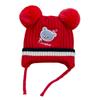 1-3Year Soft Winter Hat Plush Ball Beanie Hats Windproof Children Warm Cap  Boys Girls